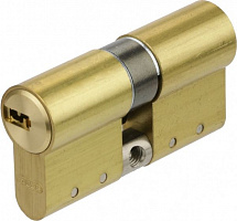 Цилиндр Abus D15 30x30 ключ-ключ 60 мм матовая латунь