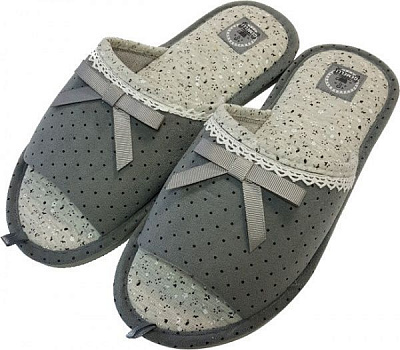 Капці домашні Gemelli Кармен 2 р. 38 сірий