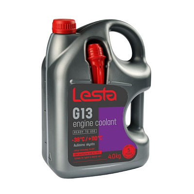 Антифриз Lesta G13 від -40 до +110 4л фіолетовий