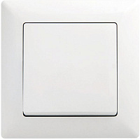 Выключатель одноклавишный Gunsan Visage без подсветки 10 А 250В IP20 белый