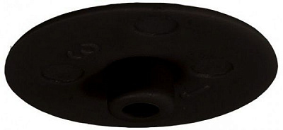 Заглушка на мініфікс чорна 20 шт. Hafele