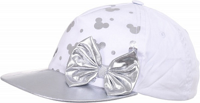 Кепка для девочек Pampona 21 L 02 р.52 серебряный 