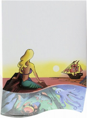 Бумага для заметок 3D-русалочка