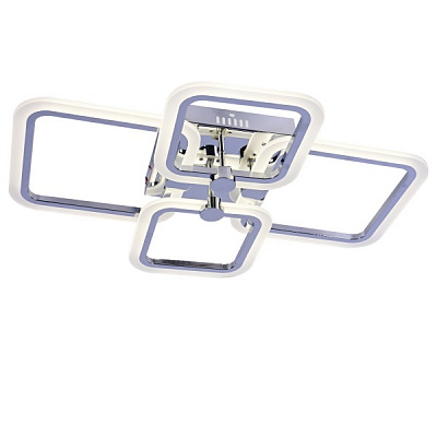 Люстра светодиодная Victoria Lighting с пультом д/у 64 Вт хром Fixy/PL4 chrome 