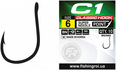 Крючки Fishing ROI C1 iseama №7 10 шт. 217-11-007