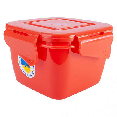 Контейнер для хранения Фиеста, 0,9 л оранж Алеана