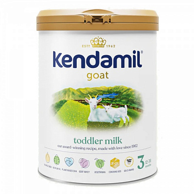 Суха молочна суміш Kendamil Goat 3 на козячому молоці 12-36 міс., 800 г (92000020)