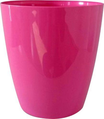 Горшок пластиковый Амелі круглый 6,5л розовый 