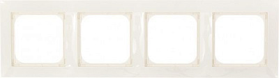 Рамка чотиримісна OSPEL IMPRESJA універсальна кремовий R-4Y/27