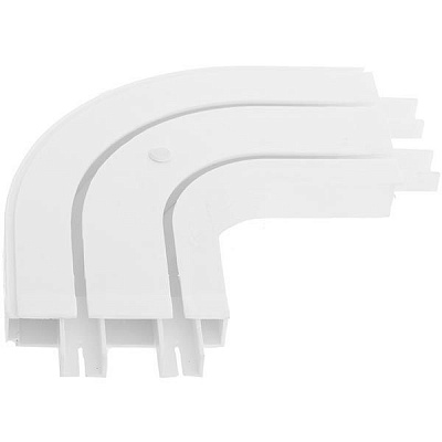 Поворот Bella Vita внешний двойной наборной белый 1 шт. 