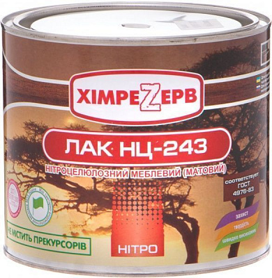 Лак НЦ-243 Khimrezerv PRO мат 2кг