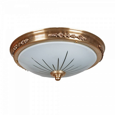 Люстра потолочная Фабрика Світла НПБ 27-2х40-122 Легенда 2x40 Вт G9 латунь 