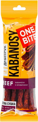 Снеки ДМИТРУК Кабаноси ONE BITE BEEF з яловичини 50 г (4820247140804)