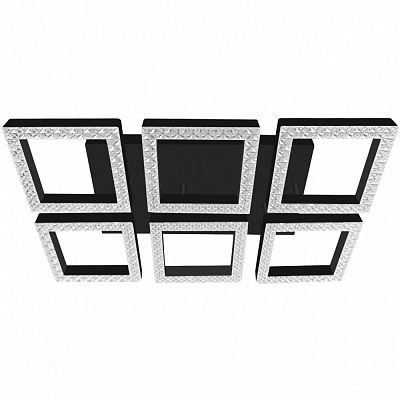 Люстра стельова NEW ARTIER Christy-S BK 110 Вт чорний