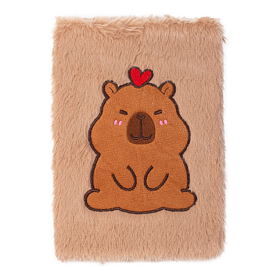 Блокнот плюшевий Forme CAPYBARA 3 А5 80 арк. KIDS Line