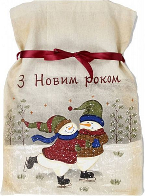 Декорация новогодняя Сумочка с персонажами 36x50 см EPI-NC17-471/2.3 