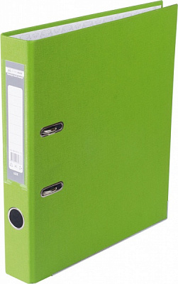Папка-регистратор LUX односторонняя JOBMAX А4 50мм PP салатовая сборная BM.3012-15c Buromax
