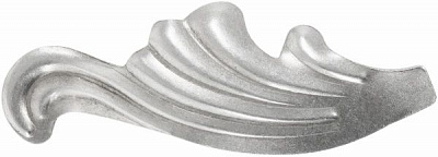 Лист штампованный 110х40 мм правый