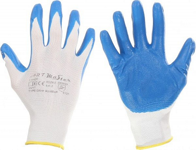 Перчатки Reis с покрытием нитрил M (8) RNIT BLUE 8