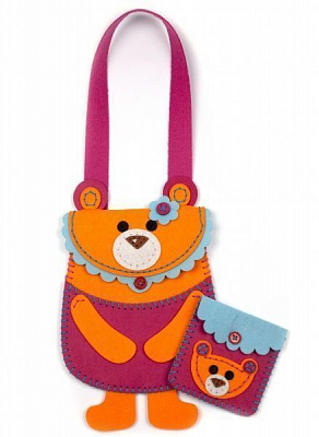 Набор для творчества Сумочка и кошелек Мишка Аплі-Краплі 