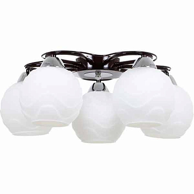 Люстра стельова Accento lighting Lurd ALPL-PL17107-5 5x60 Вт E27 венге