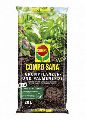 Торфосуміш для зелених рослин і пальм Compo Compo Sana 20 л (1451)