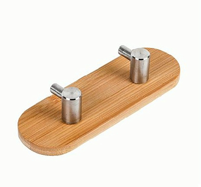 Планка з гачками Axentia Bonja 15x5x3 см бамбук