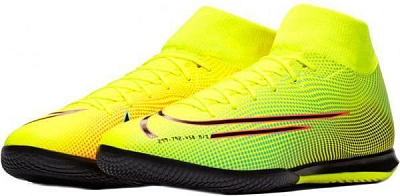 Бутсы Nike SUPERFLY 7 ACADEMY MDS IC BQ5430-703 р. 10,5 желтый