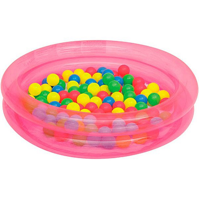 Бассейн надувной Bestway с мячиками 91х20 см