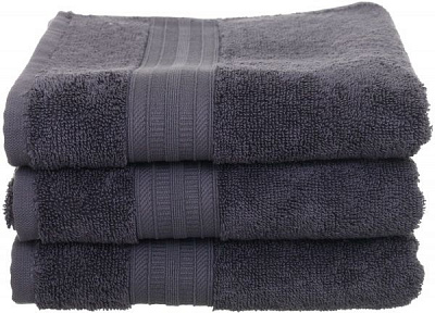Рушник махровий Soft 50x90 см антрацит La Nuit