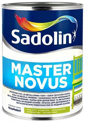 Краска Sadolin MASTER NOVUS 15 BC база под тонировку полумат 1л