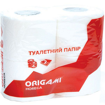 Туалетная бумага Origami Horeca двухслойная 4 шт.
