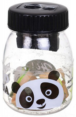 Чинка з прозорим контейнером Панда