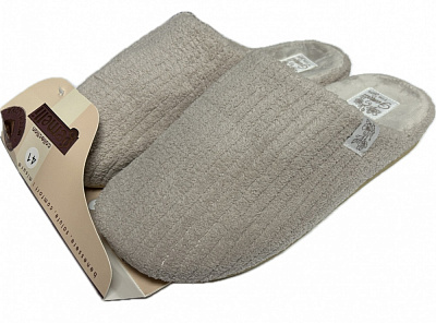 Тапки домашние Gemelli Элегант 2 р.37 бежевый