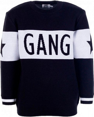 Джемпер детский Gang р.140 черно-белый 19BG120-7-1850 