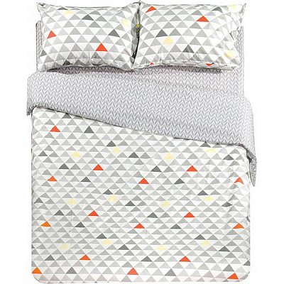 Комплект постельного белья двуспальный Ibodo Яркая геометрия
