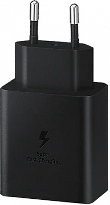 Зарядное устройство Samsung 45 Вт Compact Power Adapter (W C TO C CABLE) BLACK (EP-T4510XBEGRU) 
