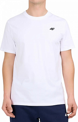 Футболка 4F TSHIRT M3341 4FWMM00TTSHM3341-10S р.M белый