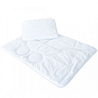 Набор в коляску: одеяло 60х80 см + подушка 30х40 см IDEIA белый 8000010414 