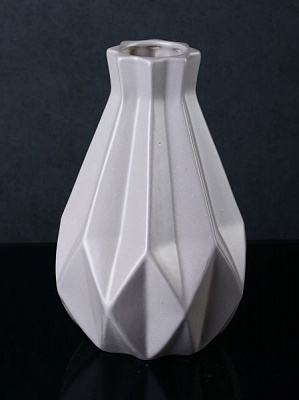 Ваза керамическая серая Азуми 22 см Наша Кераміка