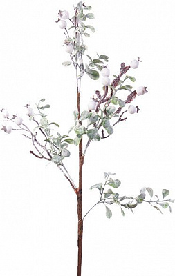 Веточка декоративная Снежная с ягодками 60 см 801-278 Lefard