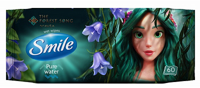 Влажные салфетки Smile MAVKA 60 шт.