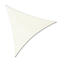 Тент-парус HDPE трикутник 3,6x3,6x3,6 м білий 