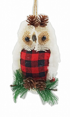 Декоративная подвеска Сова 11 см LD21067