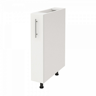 Тумба нижня Руна МНК 150x818x520 мм лавина мат/білий ROKO