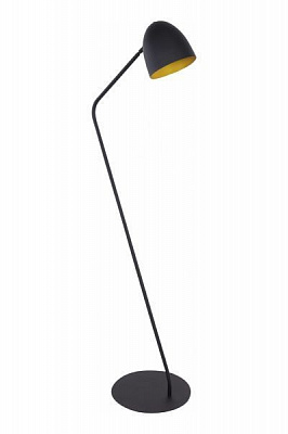 Торшер TK Lighting Soho E27 5037 чорний із золотом