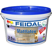Краска латексная Feidal Mattlatex мат белый 1л