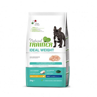 Корм Trainer Natural Small&Toy Adult уход за весом 2 кг