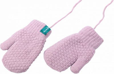 Рукавицы HW для девочек р.10-12 /розовый
