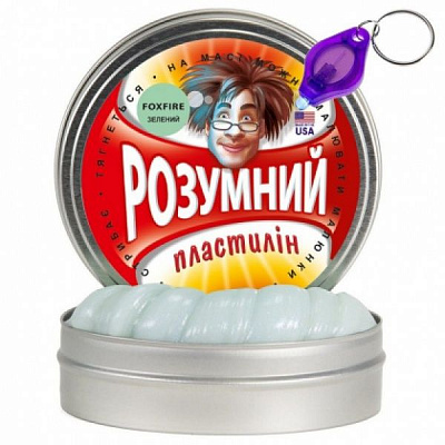 Розумний пластилін Thinking Putty Зелений фантом